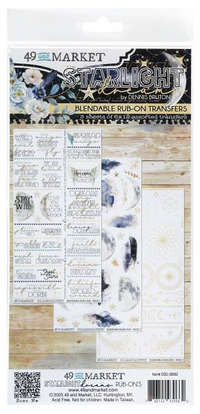 49 & Market - Starlight Dreams Rub-Ons 6"X12"