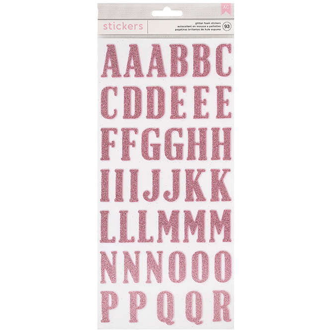 AC - Pink Glitter Thickers
