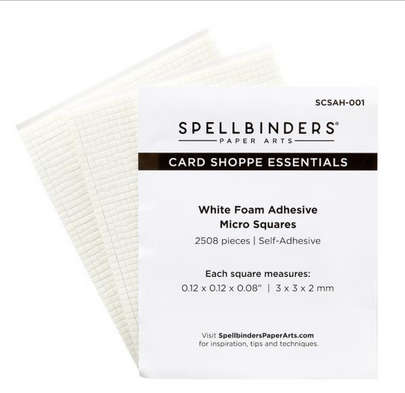 Spellbinders - White Foam Adhesive Squares