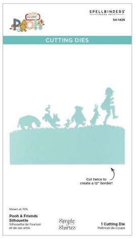 Spellbinders Etched Dies Say Cheese Classic Pooh Collection - Pooh & Friends Sillhouette
