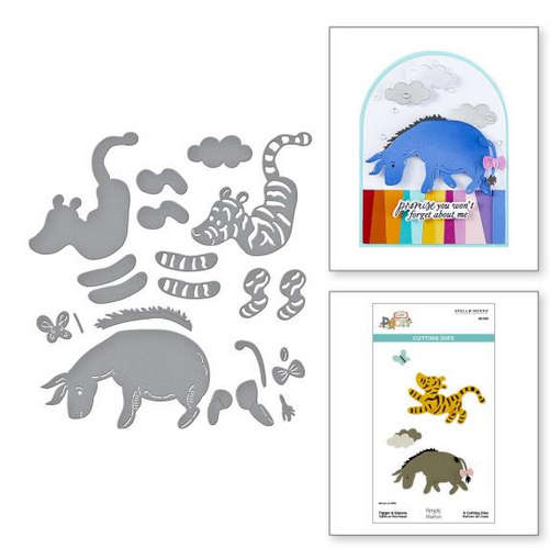 Spellbinders Etched Dies Say Cheese Classic Pooh Collection - Tigger & Eeyore