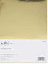 Spellbinders - Color Essentials Cardstock 8.5"X11" 10/Pkg Mirror Gold