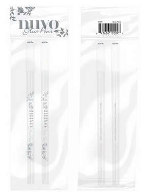 Nuvo Glue Pens 2/Pkg - White