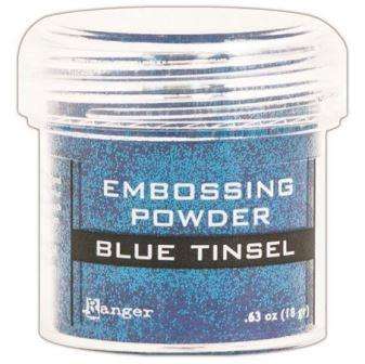 Embossing Powder - Blue Tinsel