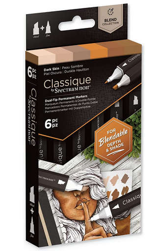 Classique Alcohol Markers - Dark Skin