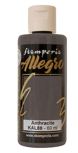 Stamperia - Allegro paint -  Anthracite