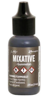 Alcohol Ink Metallic Mixatives - Gunmetal