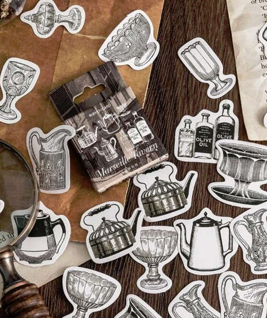 Marseille Tavern Stickers