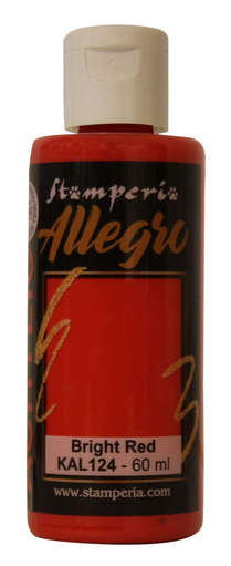 Stamperia - Allegro Paint - Bright Red