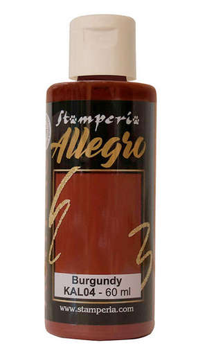 Stamperia - Allegro paint - Burgundy