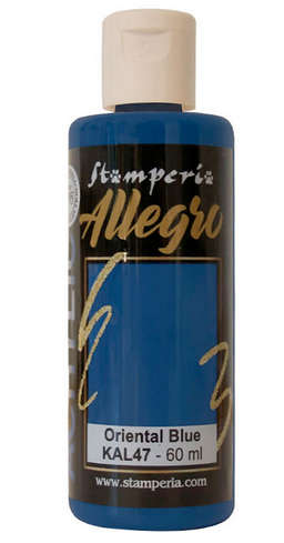 Stamperia - Allegro paint -  Oriental Blue