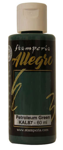 Stamperia - Allegro Paint - Petroleum Green