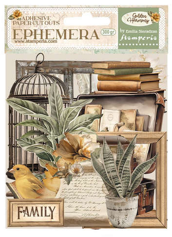 Stamperia - Ephemera - Golden Harmony