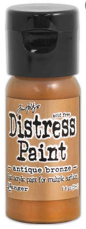Tim Holtz Distress Paint - Antiqued Bronze