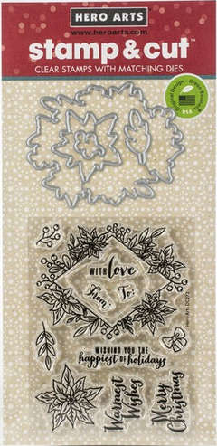 HA - Poinsettia Frame