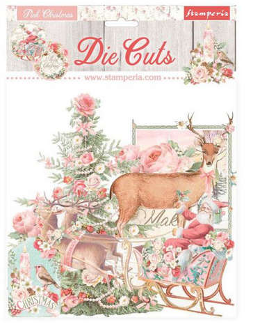 Stamperia - Pink Christmas Die-Cuts