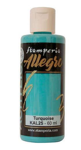 Stamperia - Allegro paint - Turquoise