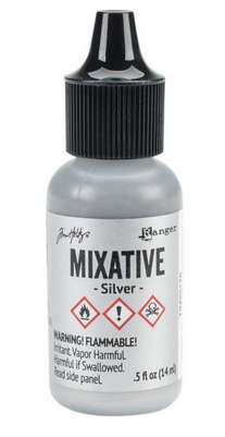Alcohol Ink Metallic Mixatives - Silver