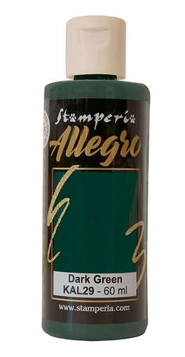 Stamperia - Allegro paint - Dark Green