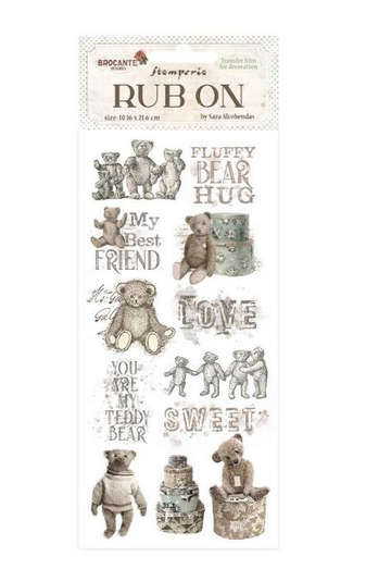 Stamperia - Teddy Bears Rub-On