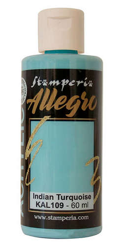 Stamperia - Allegro paint -  Indian turquoise