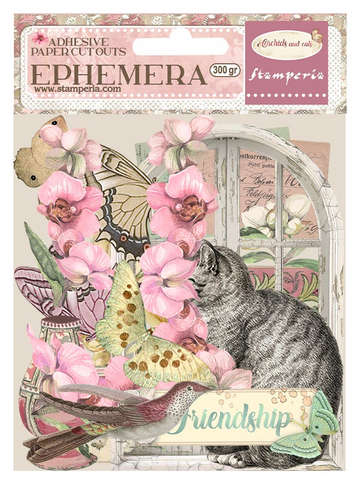 Stamperia - Orchids And Cats Ephemera