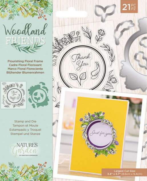 CC - Flourishing Floral Frame