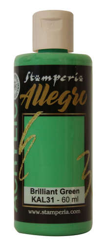 Stamperia - Allegro Paint - Brilliant Green