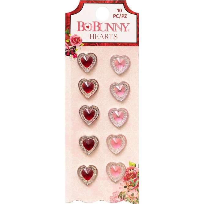 BB - Count The Ways Adhesive Resin Hearts