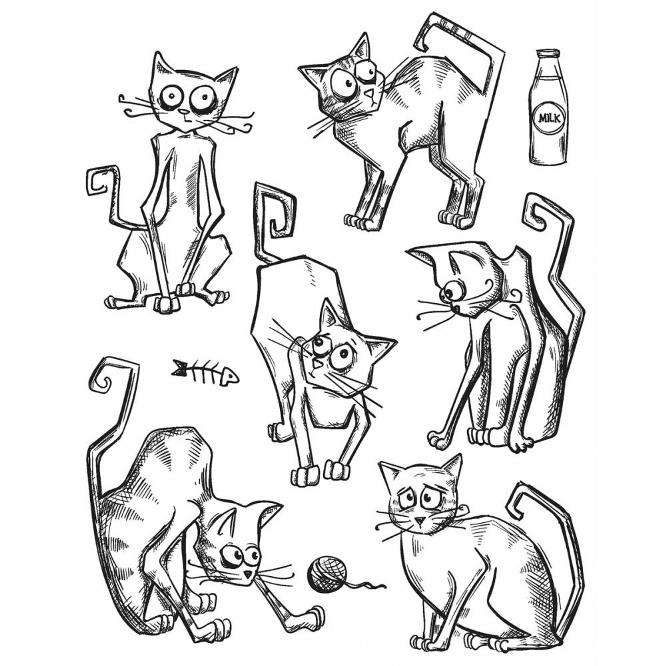 Tim Holtz - Crazy Cats