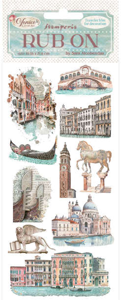 Stamperia - Venice City of Art Monuments - rub-on