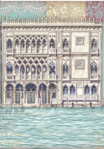 Stamperia Rice Paper - Venice City of Art Palace Museum