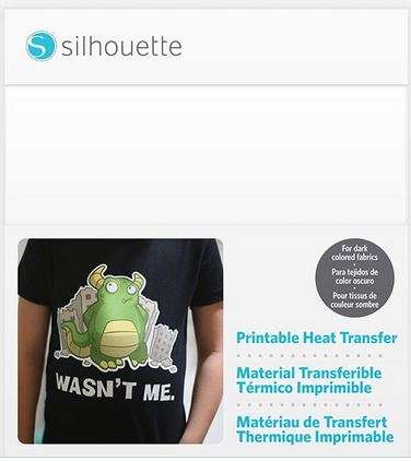 Printable (inkjet) Heat Transfer - Dark