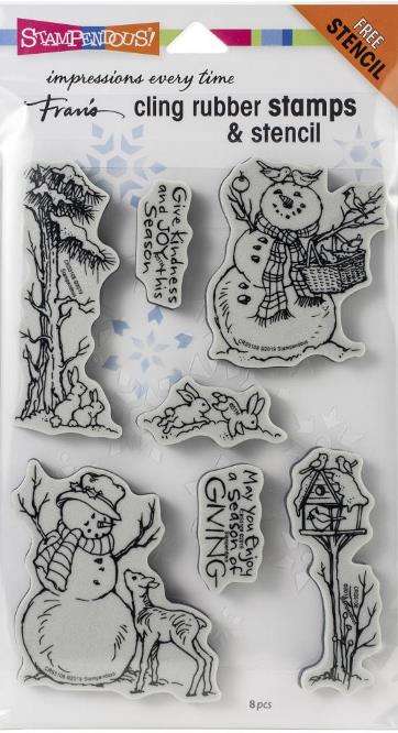 Stampendous - Giving Snowmen