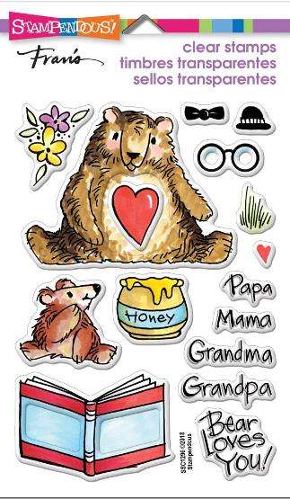 Stampendous - Honey Bears