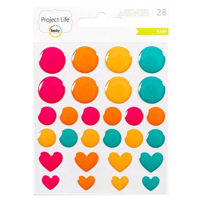 AC - Kiwi Enamel Dots