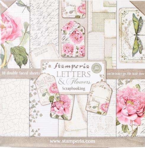 Stamperia - Letters & Flowers