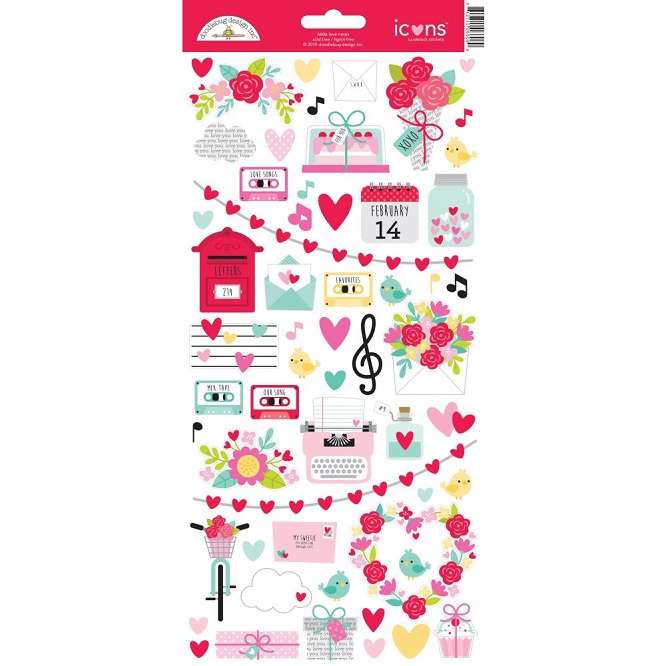 Doodlebug - Love Notes Icons