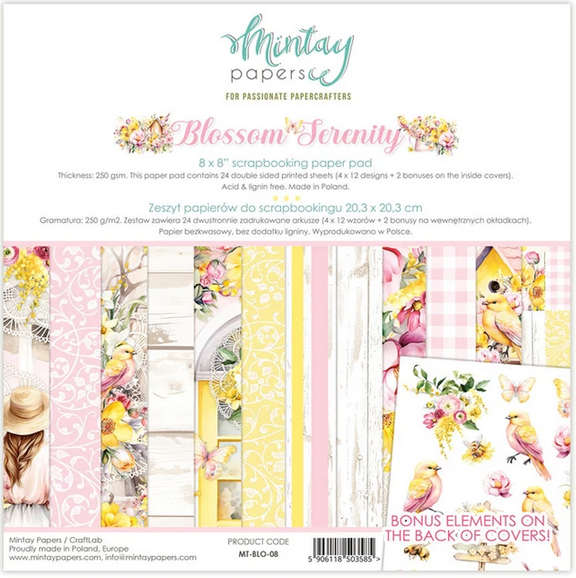 Mintay - Blossom Serenity 8x8