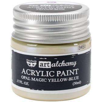 Opal Magic Acrylic Paint - Yellow/Blue
