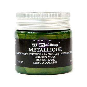 Acrylic Paint - Metallique Golden Moss