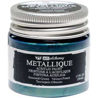 Acrylic Paint - Metallique Emerald Green
