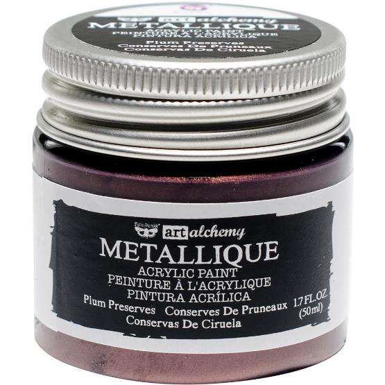 Acrylic Paint - Metallique Plum Preserves