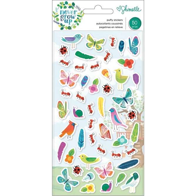 AC - Never Grow Up Puffy Stickers