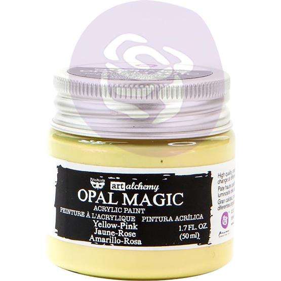Opal Magic Acrylic Paint - Yellow/Pink