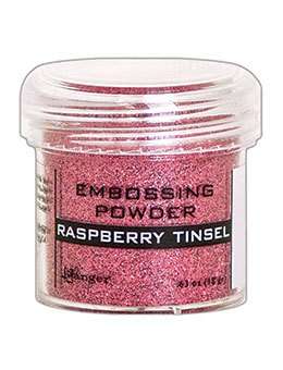 Embossing Powder - Raspberry Tinsel