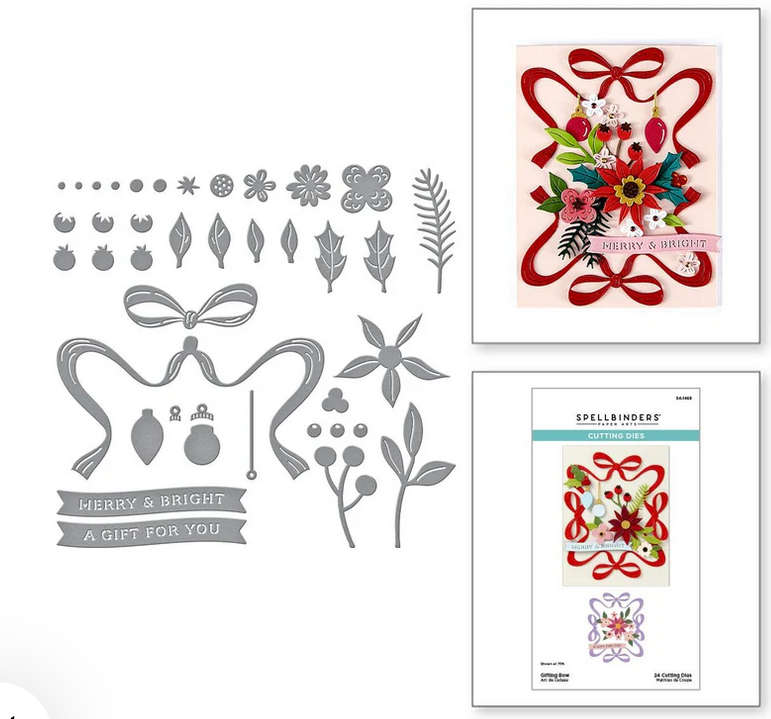 Spellbinders - Gifting Bow Etched Dies