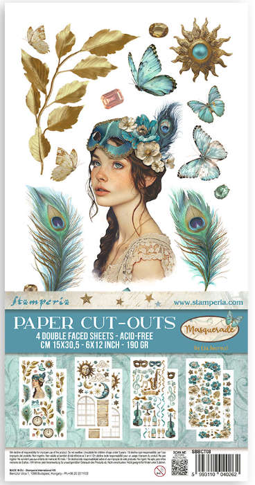 Stamperia cut-outs - Masquerade
