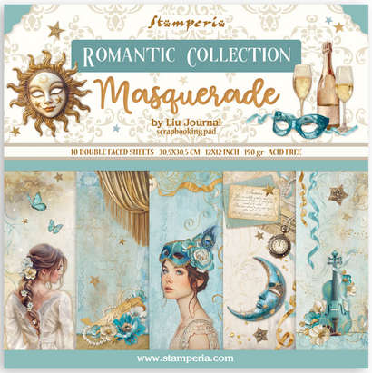 Stamperia pad 30x30 - Masquerade