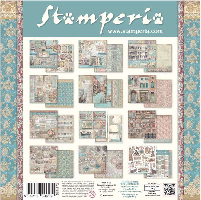 Stamperia - Venice City of Art pad (12x12")